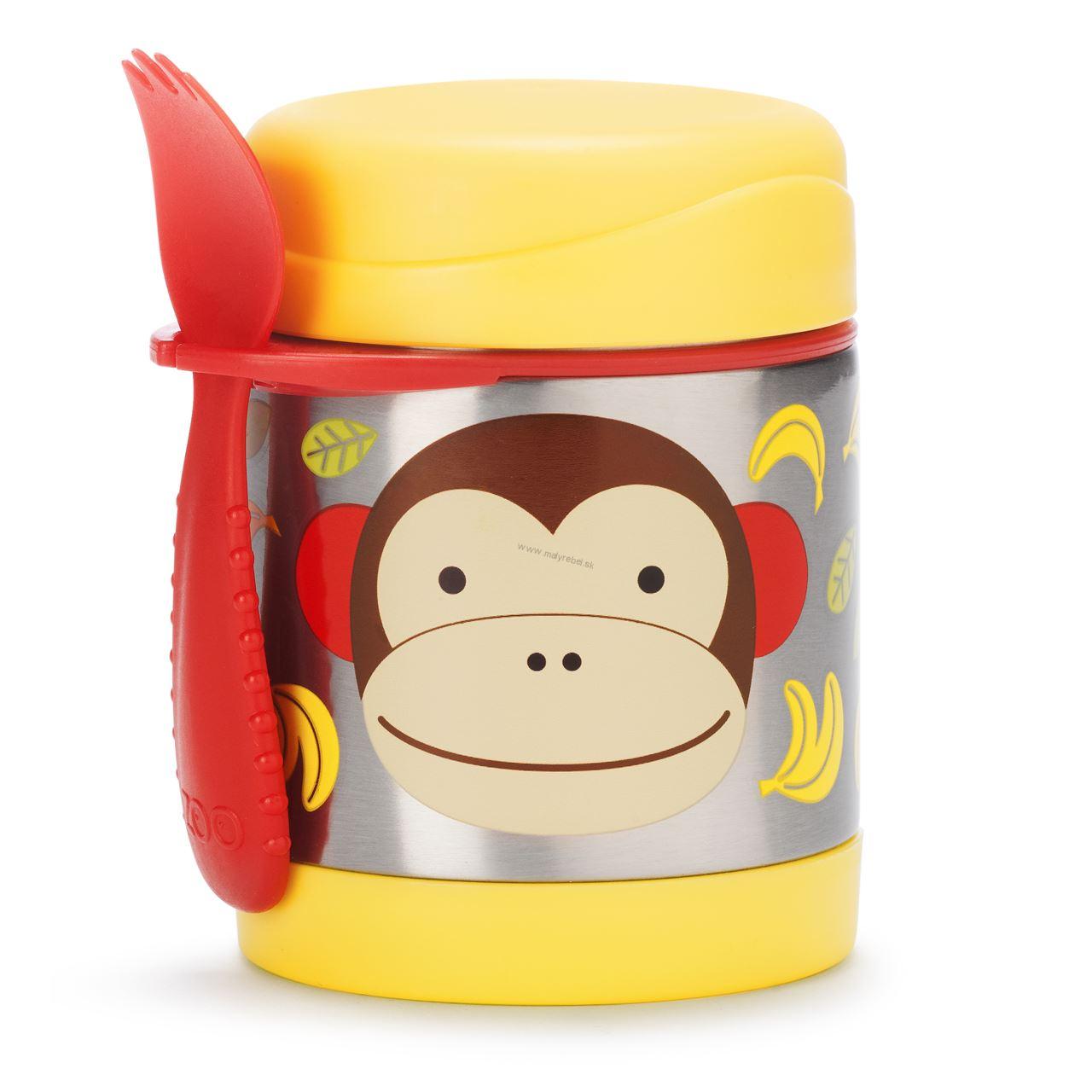 Skip Hop Baby Zoo Little Kid and Toddler Insulated Food Jar & Spork set Otis Owl 